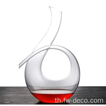 Crystal Swan Wine Decanter Glass Carafe